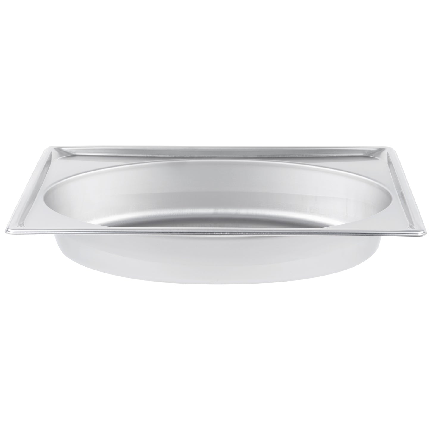 Vollrath Super Pan Full Size Oval Shape Food Pan, 4" Deep, 22 Gauge Stainless Steel - 3101040