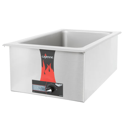 Vollrath Cayenne Full Size Single Well Drop In Food Warmer, 120V - 72001