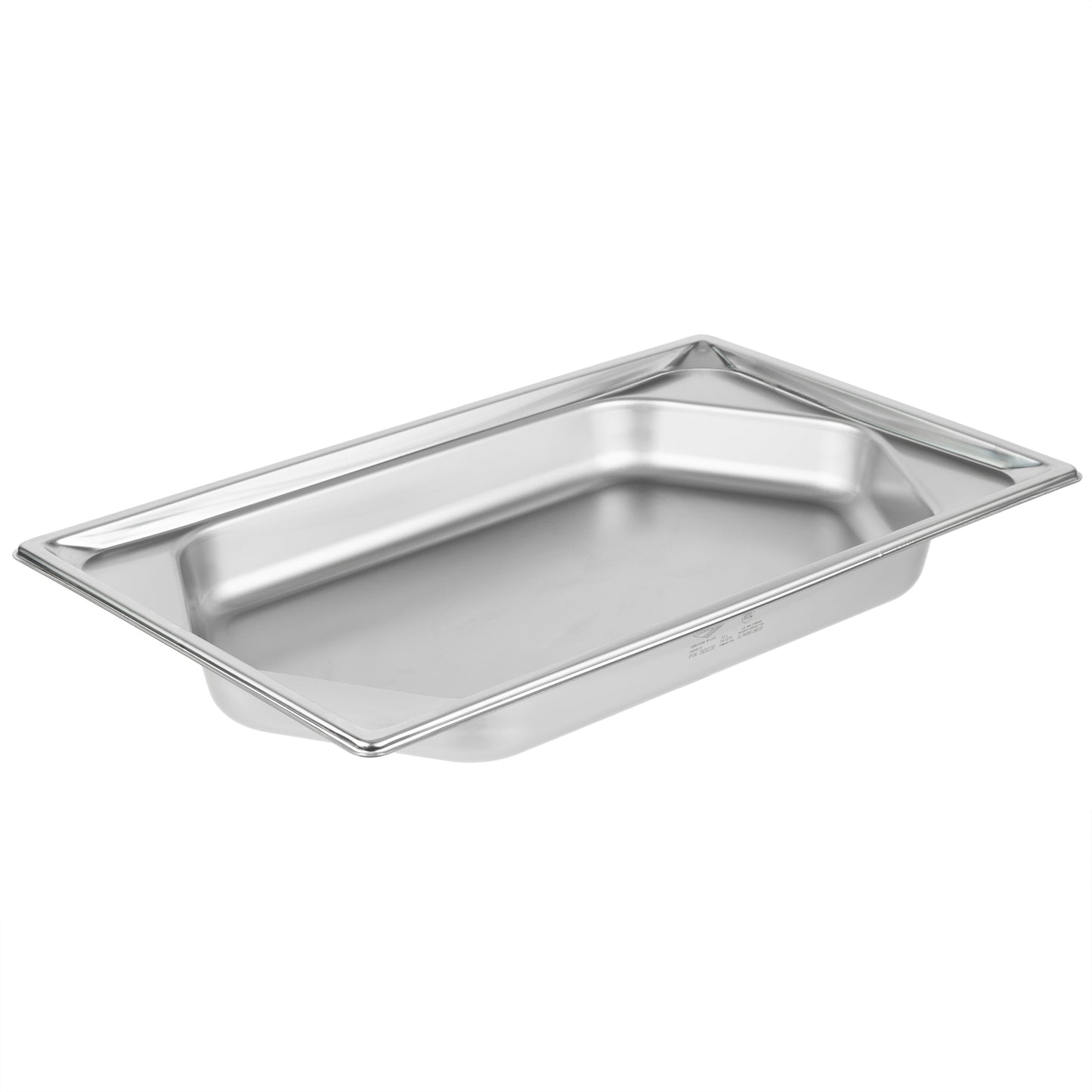 Vollrath Super Pan Full Size Hexagon Shape Food Pan, 2.5" Deep, 22 Gauge Stainless Steel - 3101220