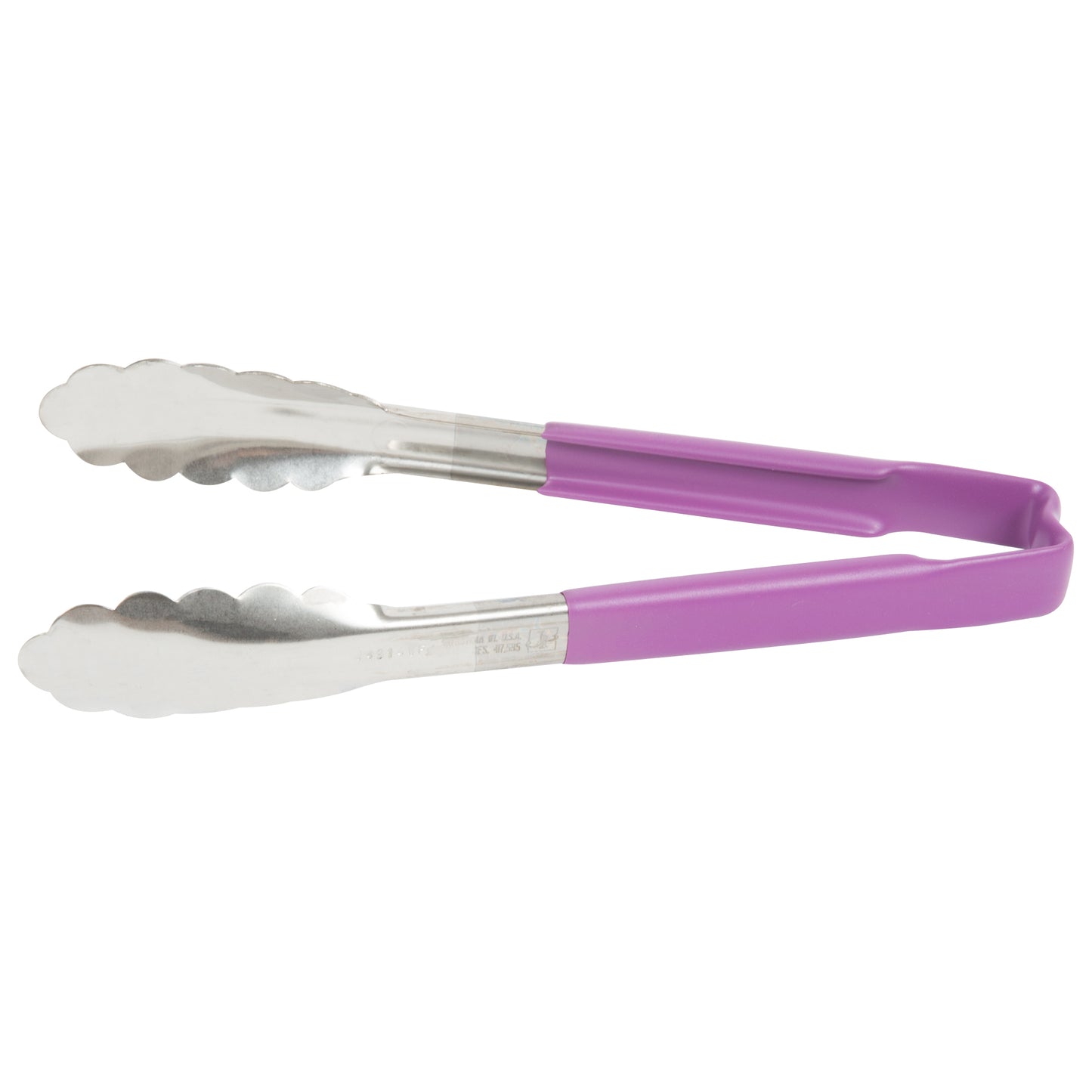Vollrath Kool-Touch One-Piece Tongs, 9.5", Purple - 4780980