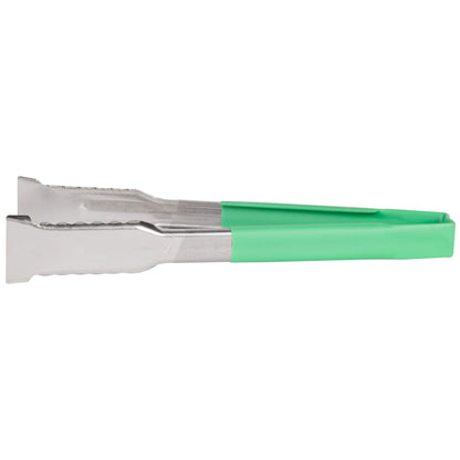 Vollrath VersaGrip Kool Touch One-Piece Tongs, 9.5", Green, FINAL SALE - 4790970