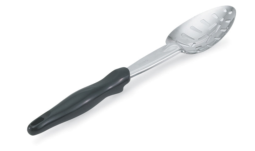 Vollrath Ergo Grip Slotted Basting Spoon, Stainless/Nylon Black Handle, FINAL SALE - 64134