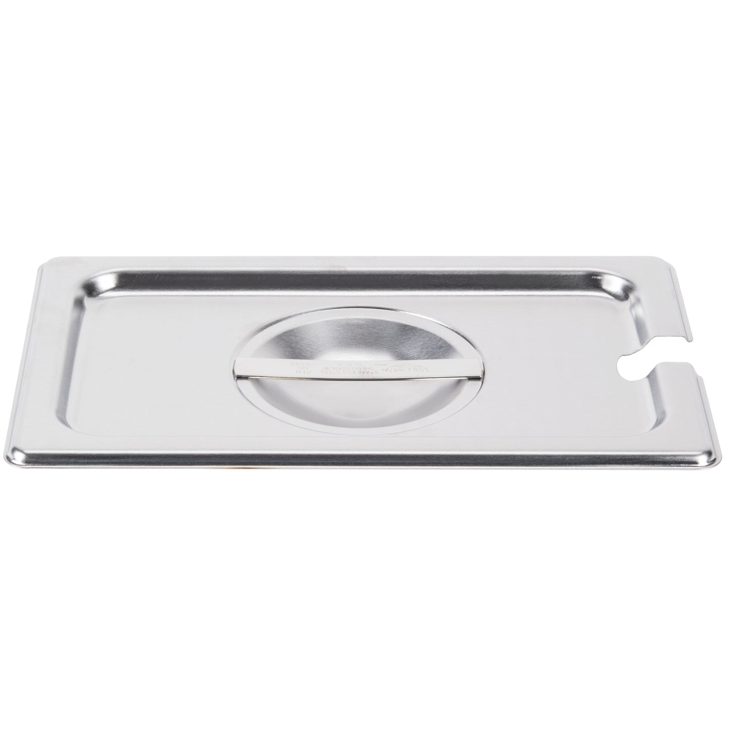 Vollrath Super Pan V Slotted Food Pan Cover, 1/4 Size, 22 Gauge Stainless Steel - 75240