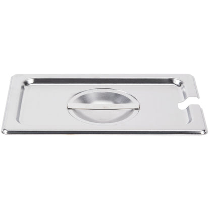 Vollrath Super Pan V Slotted Food Pan Cover, 1/4 Size, 22 Gauge Stainless Steel - 75240