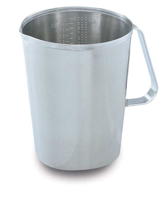 Vollrath Graduated Measuring Cup, 2 qt, Stainless Steel - 95640