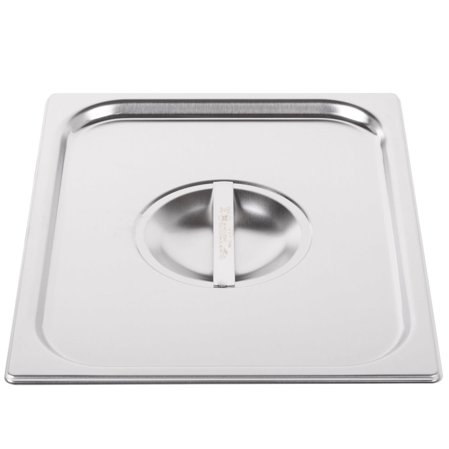 Vollrath Super Pan V Solid Food Pan Cover, Half Size, 22 Gauge Stainless Steel - 75120