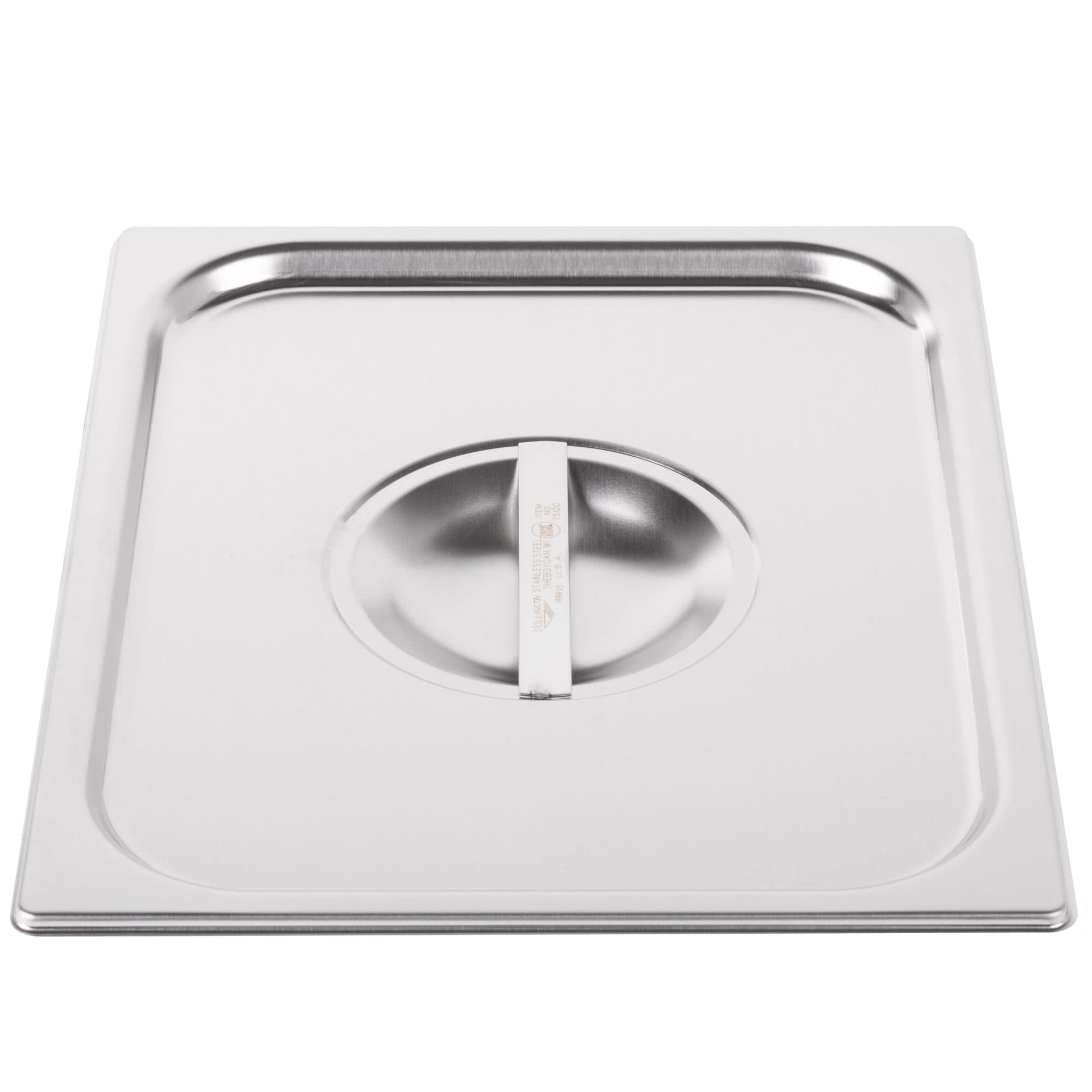 Vollrath Super Pan V Solid Food Pan Cover, Half Size, 22 Gauge Stainless Steel - 75120