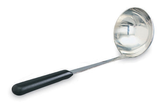 Vollrath Kool Touch Buffetware Ladle, 4 oz, Stainless Steel/Black - 46916