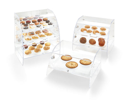 Vollrath Countertop Extra Large Bakery Case, 2 Shelves, Front and Rear Doors, Acrylic, FINAL SALE - XLBC2FR-1826-13
