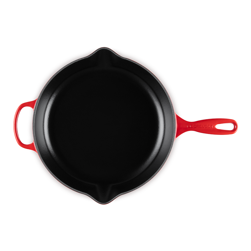 Le Creuset Iron Handle Skillet, 30 cm, Cerise - view 4