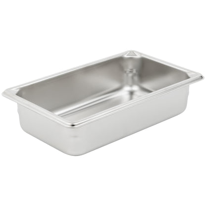 Vollrath Super Pan V 1/4 Size Food Pan, 2.5" Deep, 22 Gauge Stainless Steel - 30422