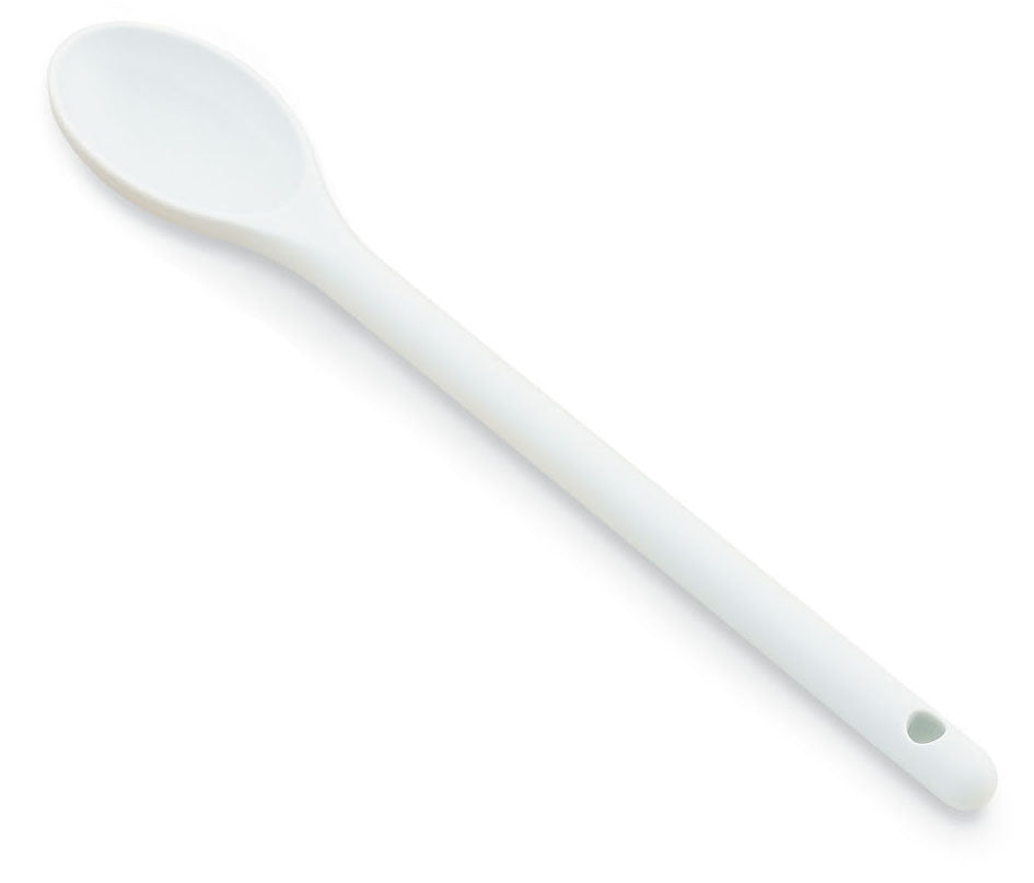 Vollrath Nylon Heat Resistant Prep Spoon, 12", White, FINAL SALE - 4689815