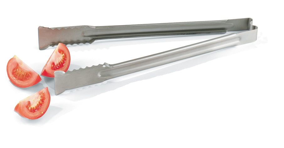 Vollrath Heavy Duty VersaGrip One-Piece Tongs, 9.5", Stainless Steel, FINAL SALE - 4790910