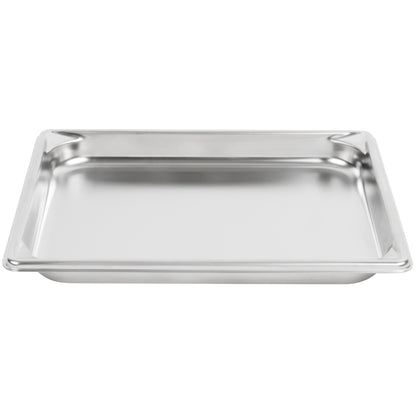 Vollrath Super Pan V Half Size Food Pan, 1.25" Deep, 22 Gauge, Stainless Steel - 30212