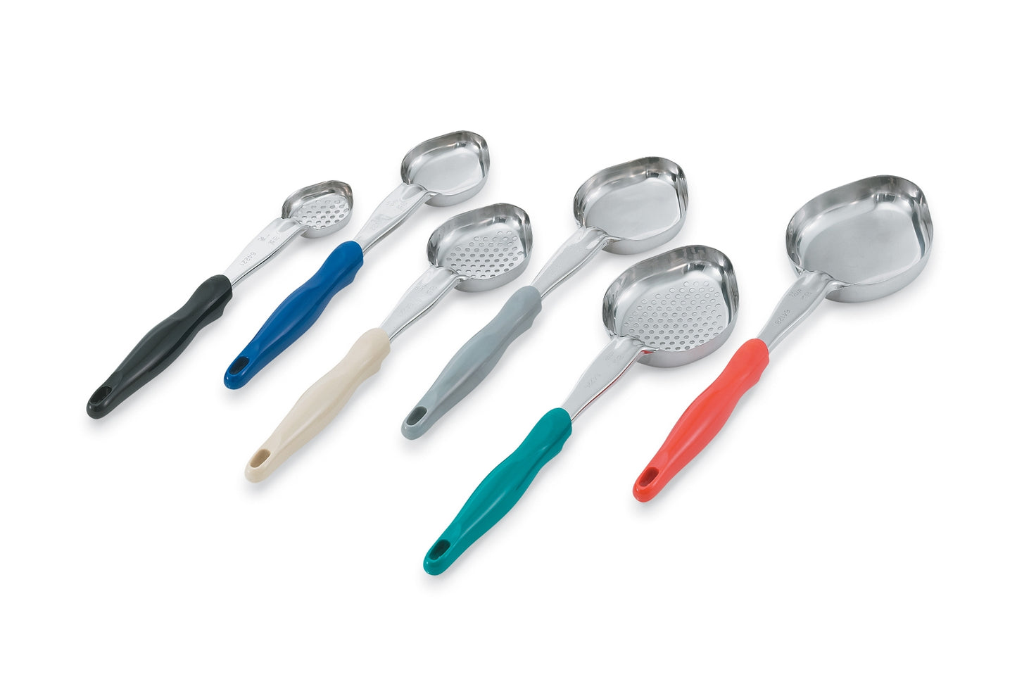 Vollrath Heavy Duty Color Coded Oval Spoodle, 2 oz, Blue - 6412230