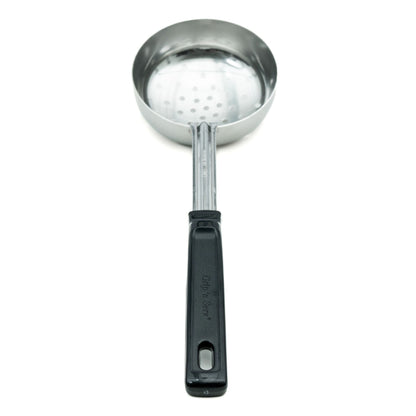 Vollrath Grip N Serve Perforated Round Spoodle, 8 oz, Black Handle, FINAL SALE - 61180