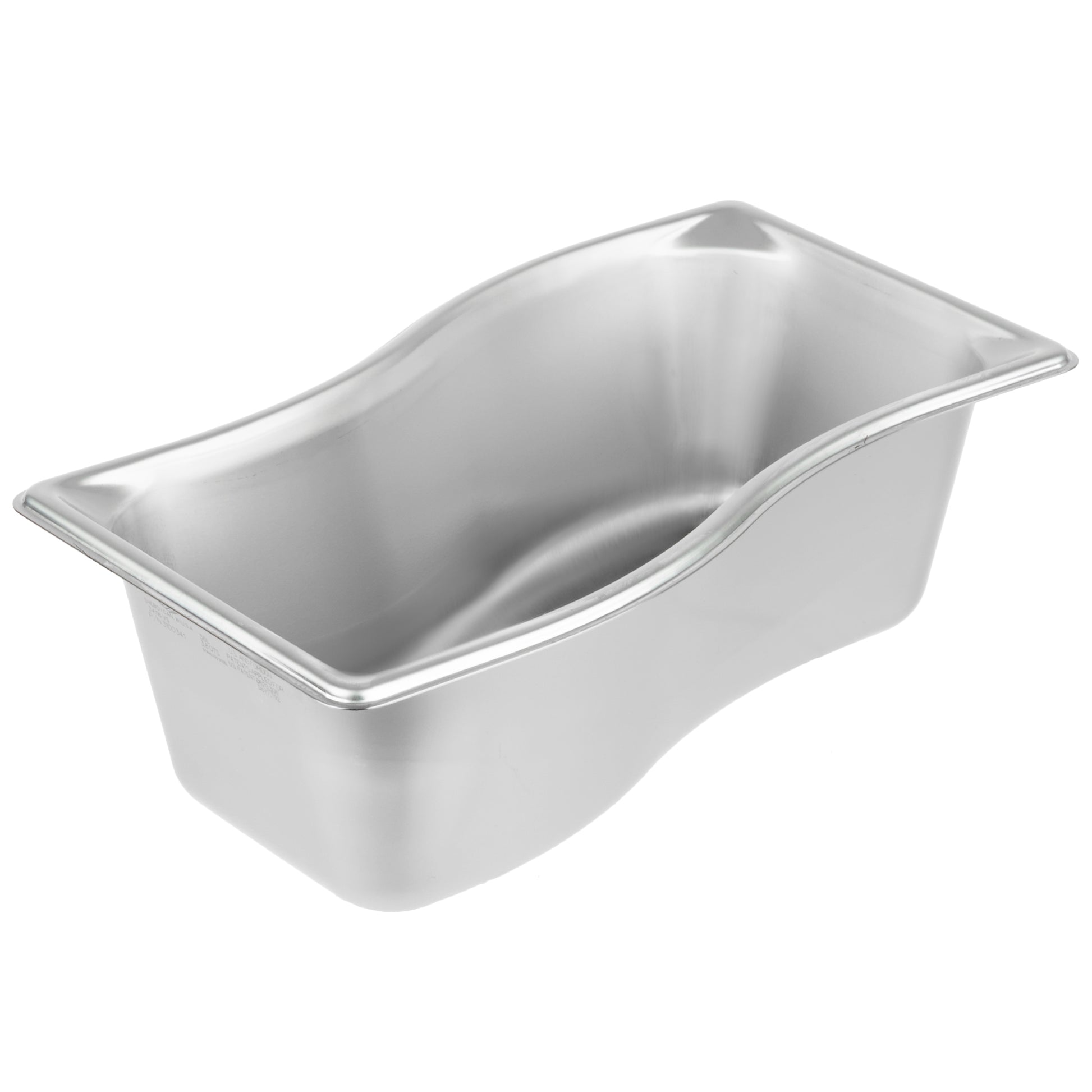 Vollrath Super Pan 1/3 Size Wild Shape Inner Food Pan, 4" Deep, 22 Gauge Stainless Steel - 3100341