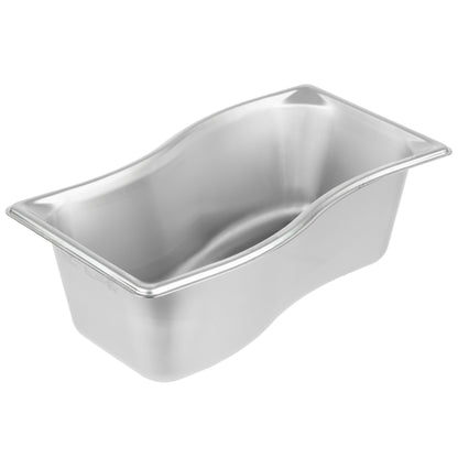 Vollrath Super Pan 1/3 Size Wild Shape Inner Food Pan, 4" Deep, 22 Gauge Stainless Steel - 3100341