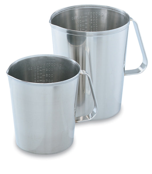 Vollrath Graduated Measuring Cup, 0.5 qt, Stainless Steel - 95160