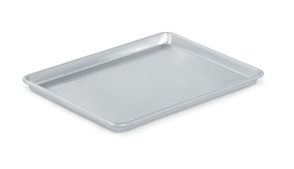 Vollrath Wear-Ever Heavy-Duty Bun Pan, Wire Rimmed, Half Size, 18 Gauge Aluminum - 5303