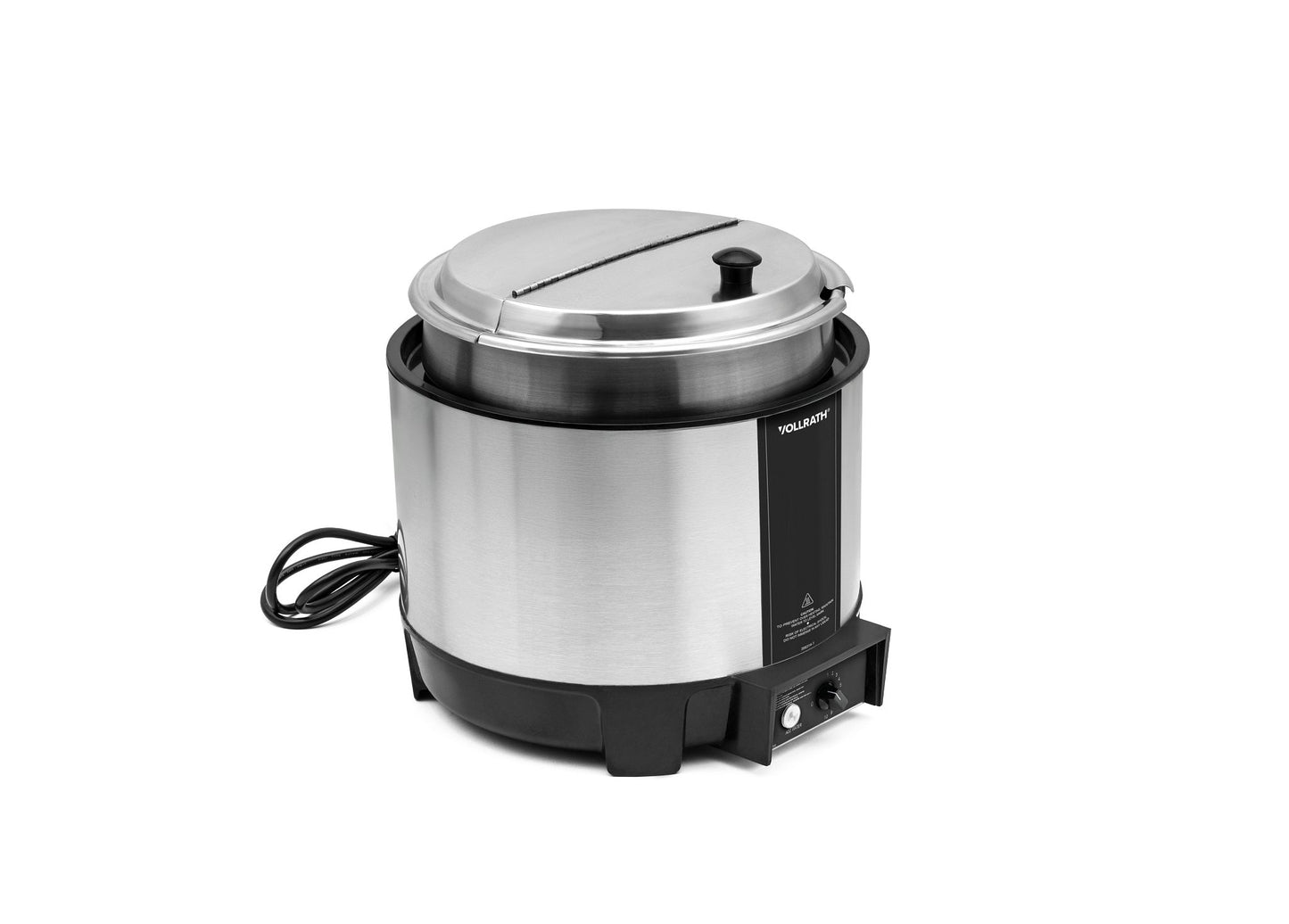 Vollrath Cayenne Round Heat 'N Serve Rethermalizer w/ Insert and Hinged Lid, 11 qt, 120V - 72009