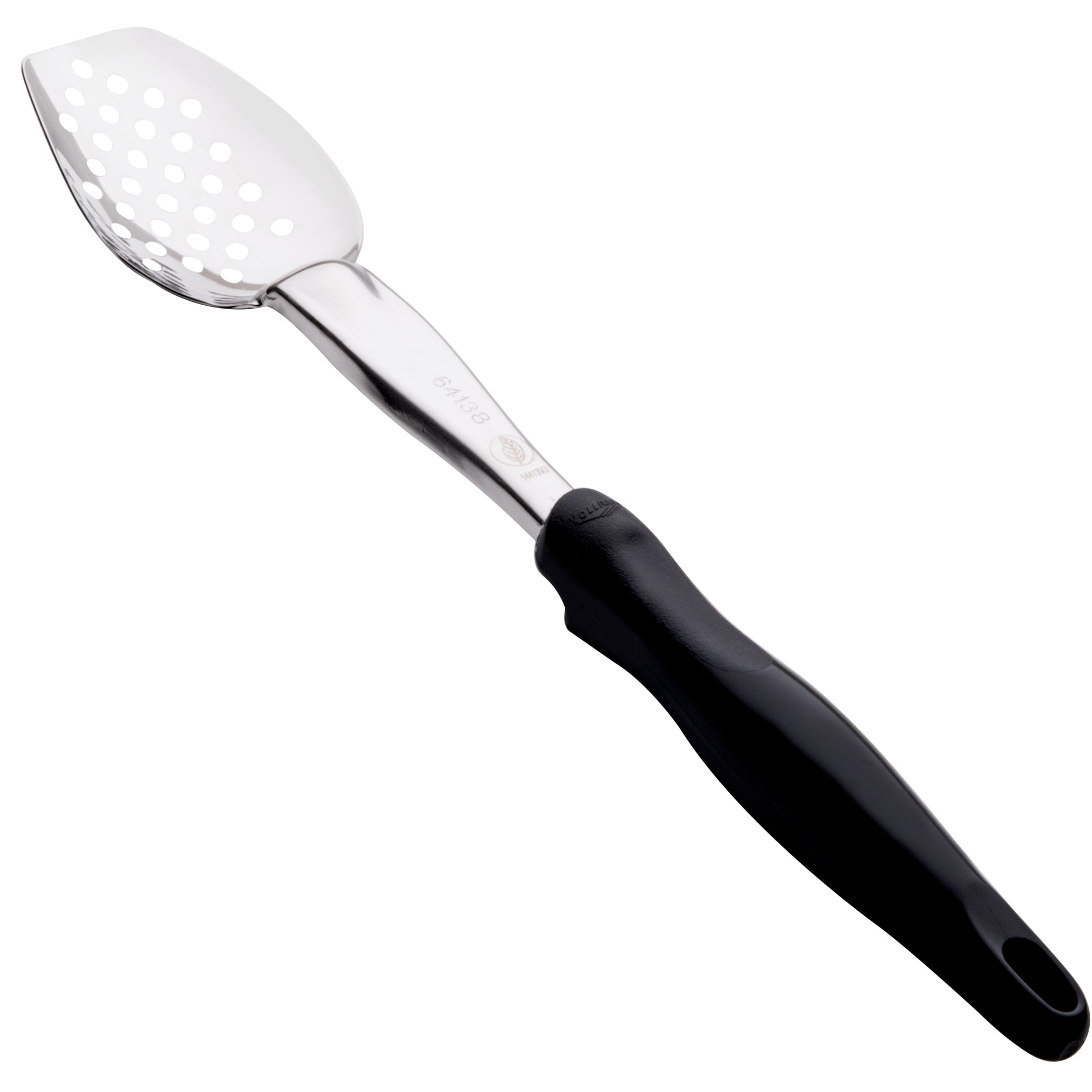 Vollrath Ergo Grip 3 Sided Perforated Basting Spoon, Stainless/Nylon Black Handle, FINAL SALE - 64138