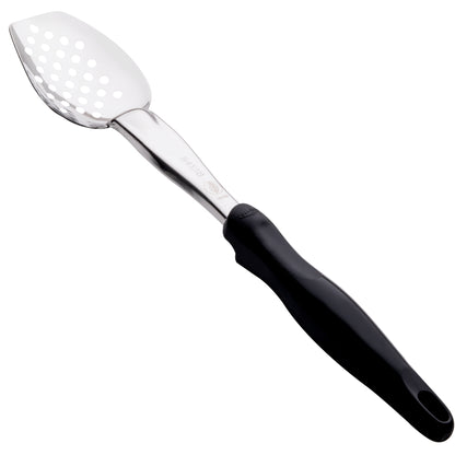 Vollrath Ergo Grip 3 Sided Perforated Basting Spoon, Stainless/Nylon Black Handle, FINAL SALE - 64138