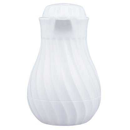 Vollrath SwirlServe Tilt & Pour Beverage Server, 10 oz, White - 52124