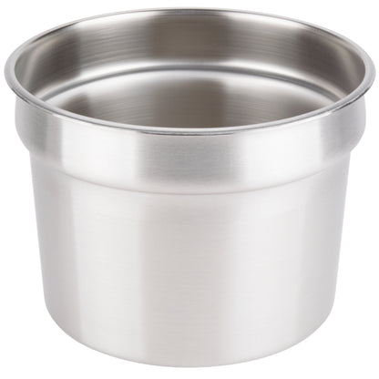 Vollrath Round Insert, 11 qt, Stainless Steel - 78204