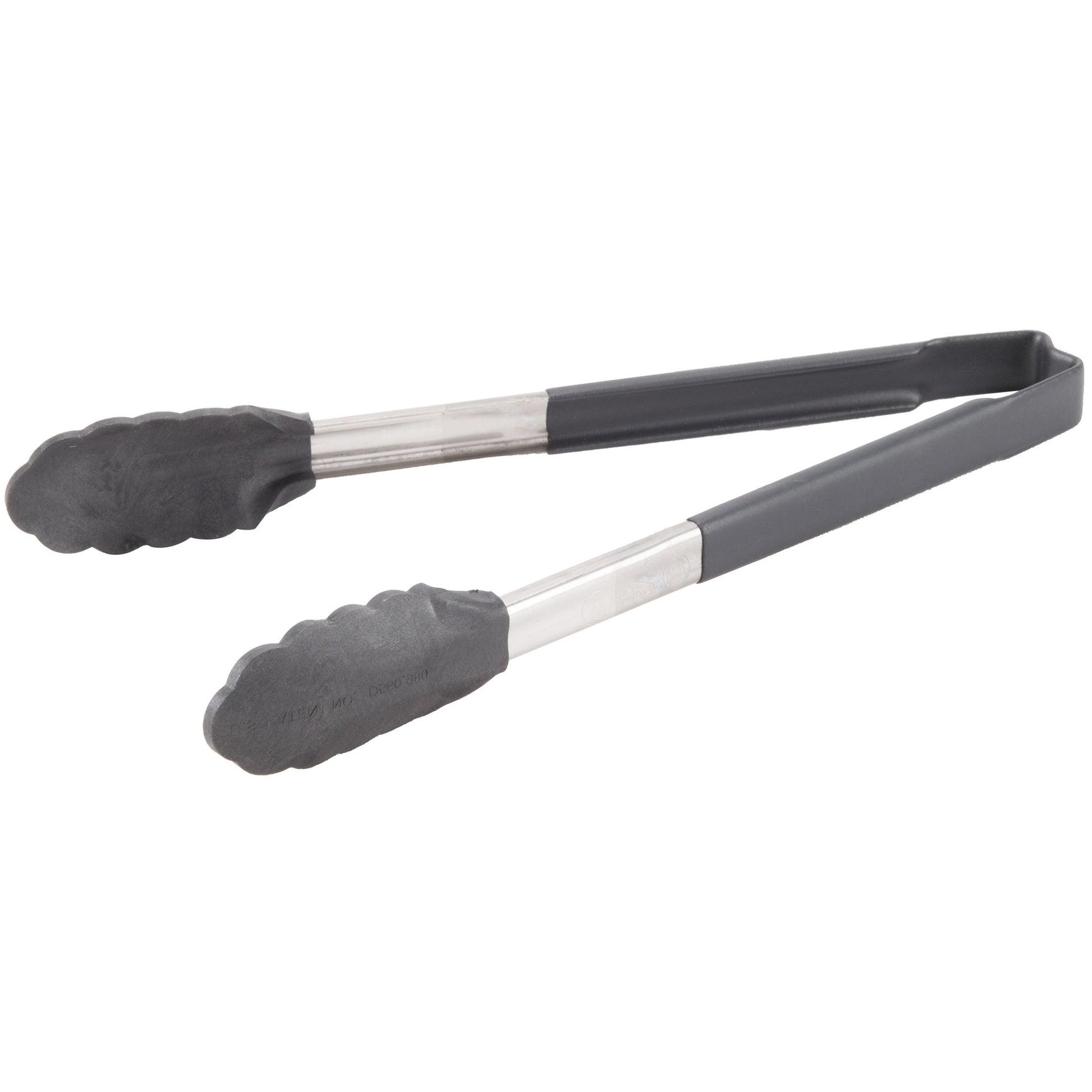 Vollrath High Temp Kool-Touch Nylon End One-Piece Tongs, 12", Black - 4781222
