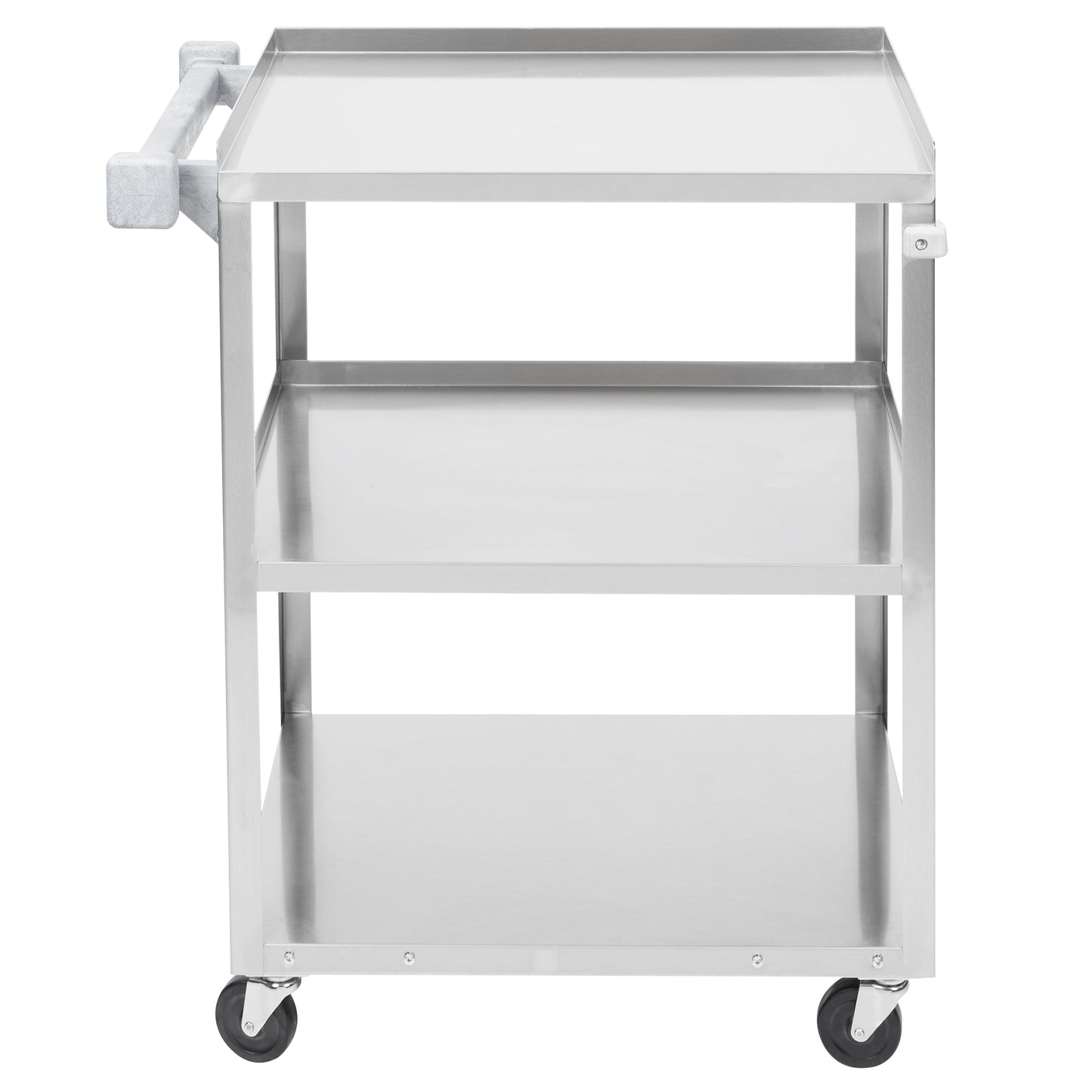 Vollrath 3 Shelf Small Footprint Utility Cart, Stainless Steel, 300 lb - 97120