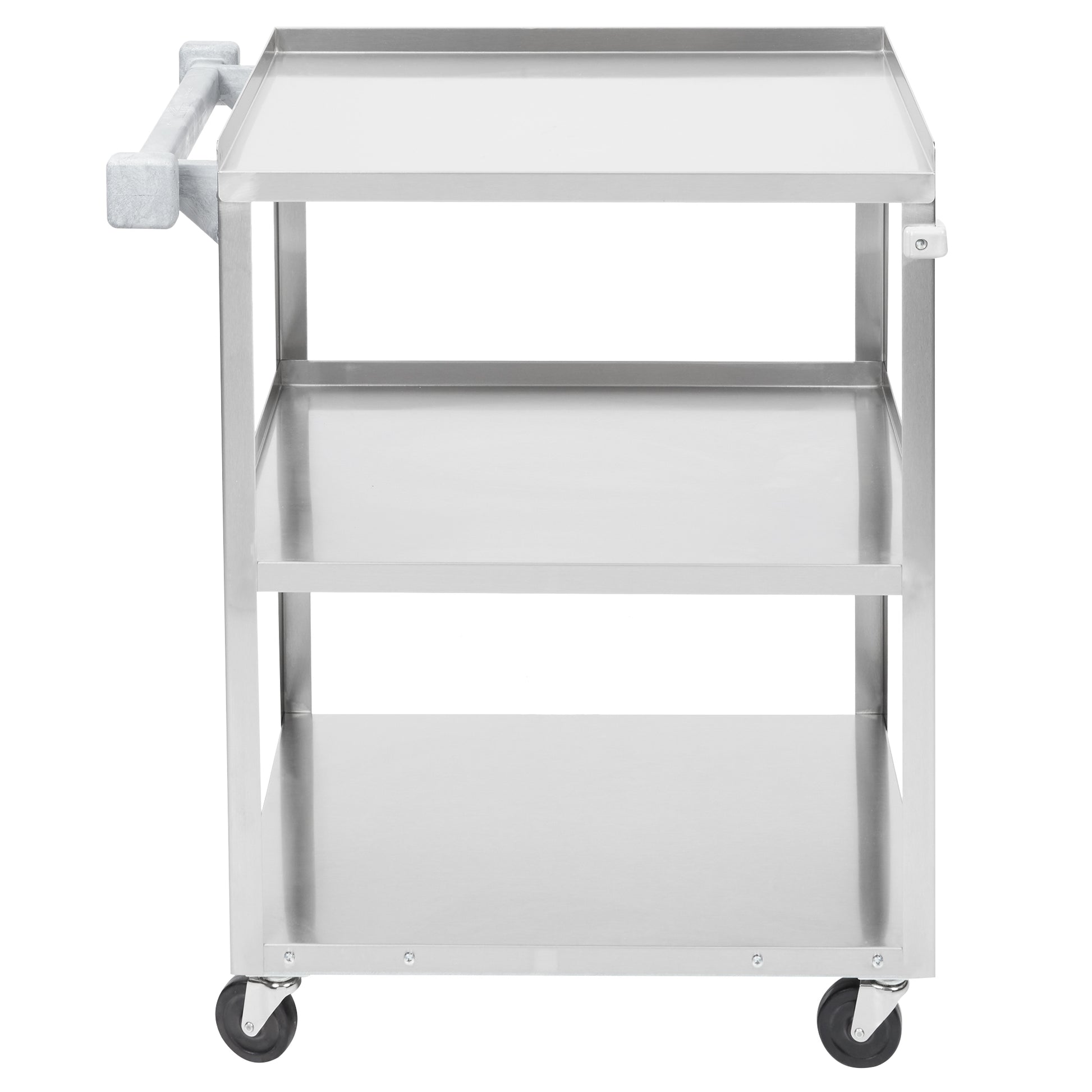 Vollrath 3 Shelf Small Footprint Utility Cart, Stainless Steel, 300 lb - 97120