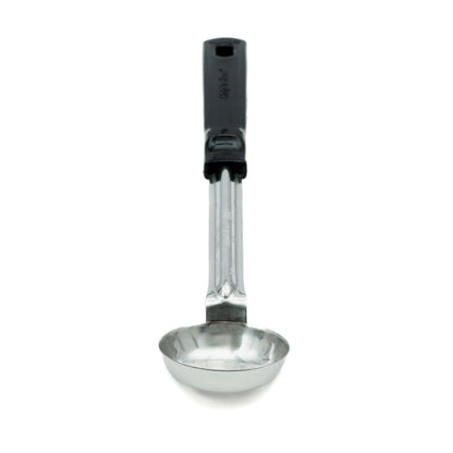 Vollrath Grip N Serve Solid Round Spoodle, 1 oz, Black Handle - 61147