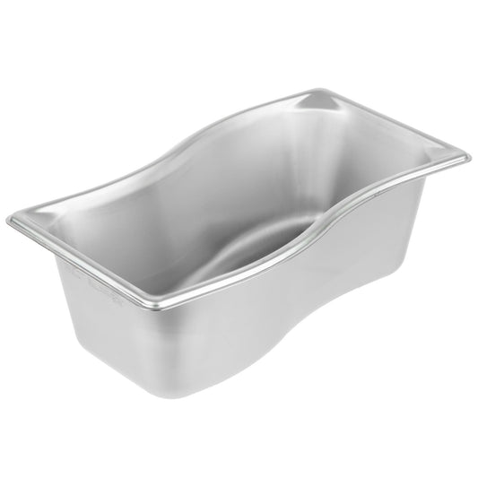 Vollrath Super Pan 1/3 Size Wild Shape Inner Food Pan, 4" Deep, 22 Gauge Stainless Steel - 3100341