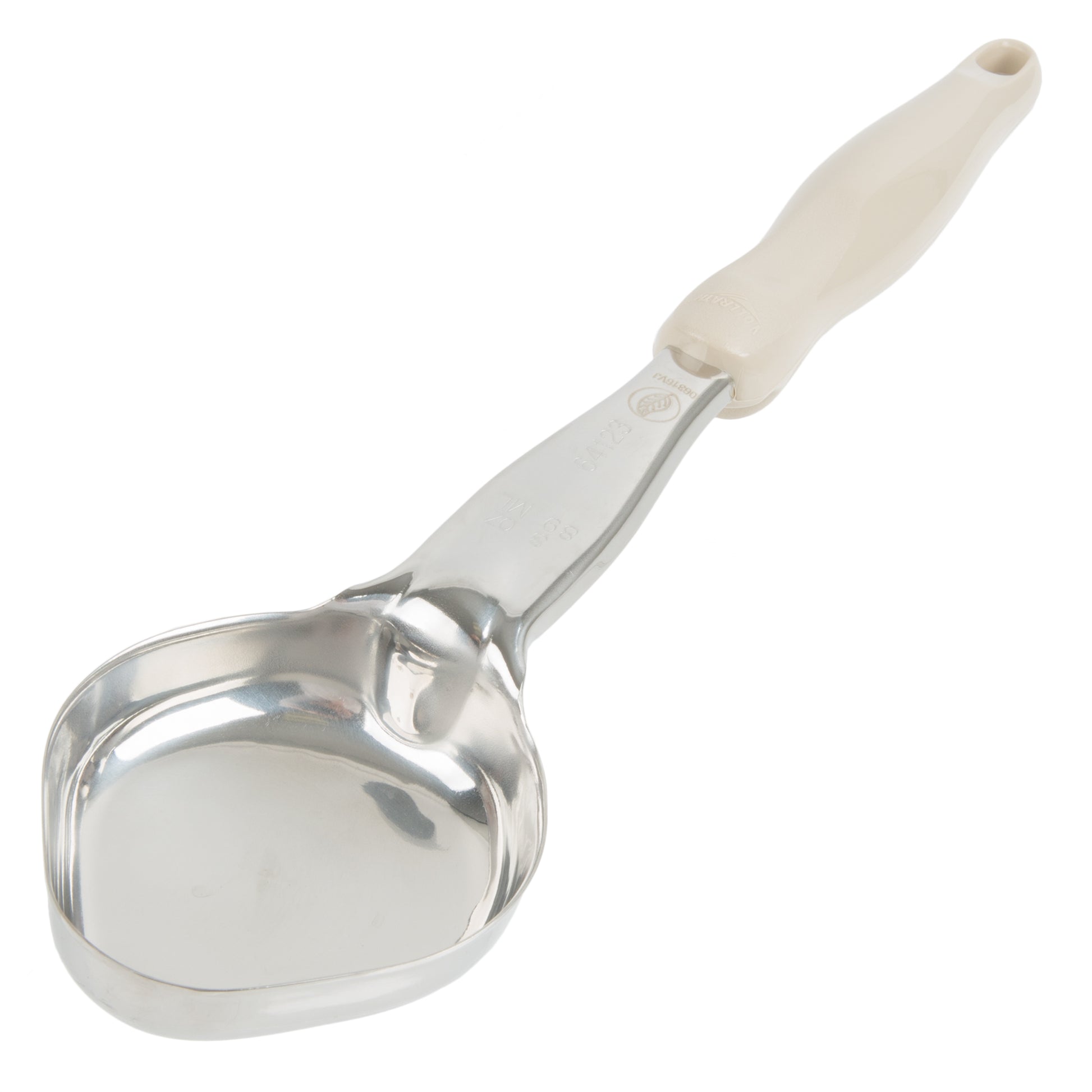 Vollrath Heavy Duty Color Coded Oval Spoodle, 3 oz, Ivory, FINAL SALE - 6412335