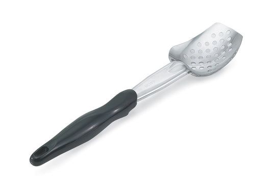 Vollrath Ergo Grip 3 Sided Perforated Basting Spoon, Stainless/Nylon Black Handle, FINAL SALE - 64138