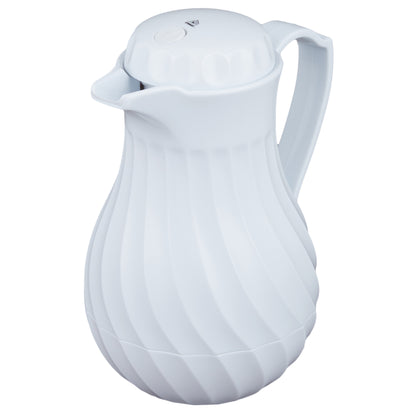 Vollrath SwirlServe Tilt & Pour Beverage Server, 20 oz, White - 52132