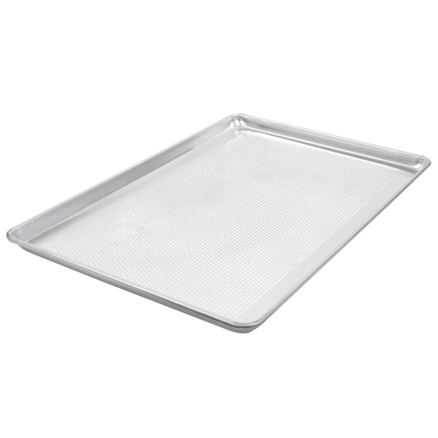 Vollrath Wear-Ever Heavy-Duty Perforated Bun Pan, Wire Rimmed, Full Size, Aluminum - 9002P