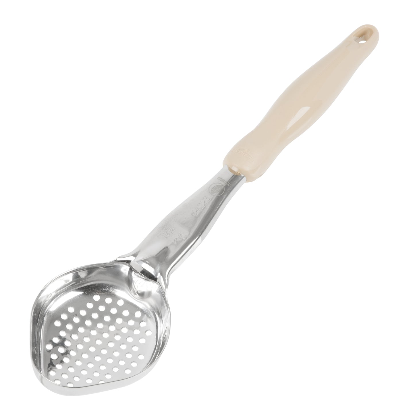 Vollrath Heavy-Duty Color Coded Oval Perforated Spoodle, 3 oz, Ivory, FINAL SALE - 6422335