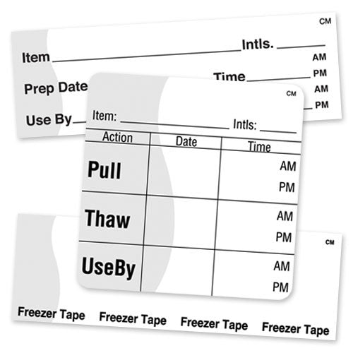 Étiquettes de rotation des aliments Daymark CoolMark, 5 cm x 5 cm (paquet de 500) - IT112461