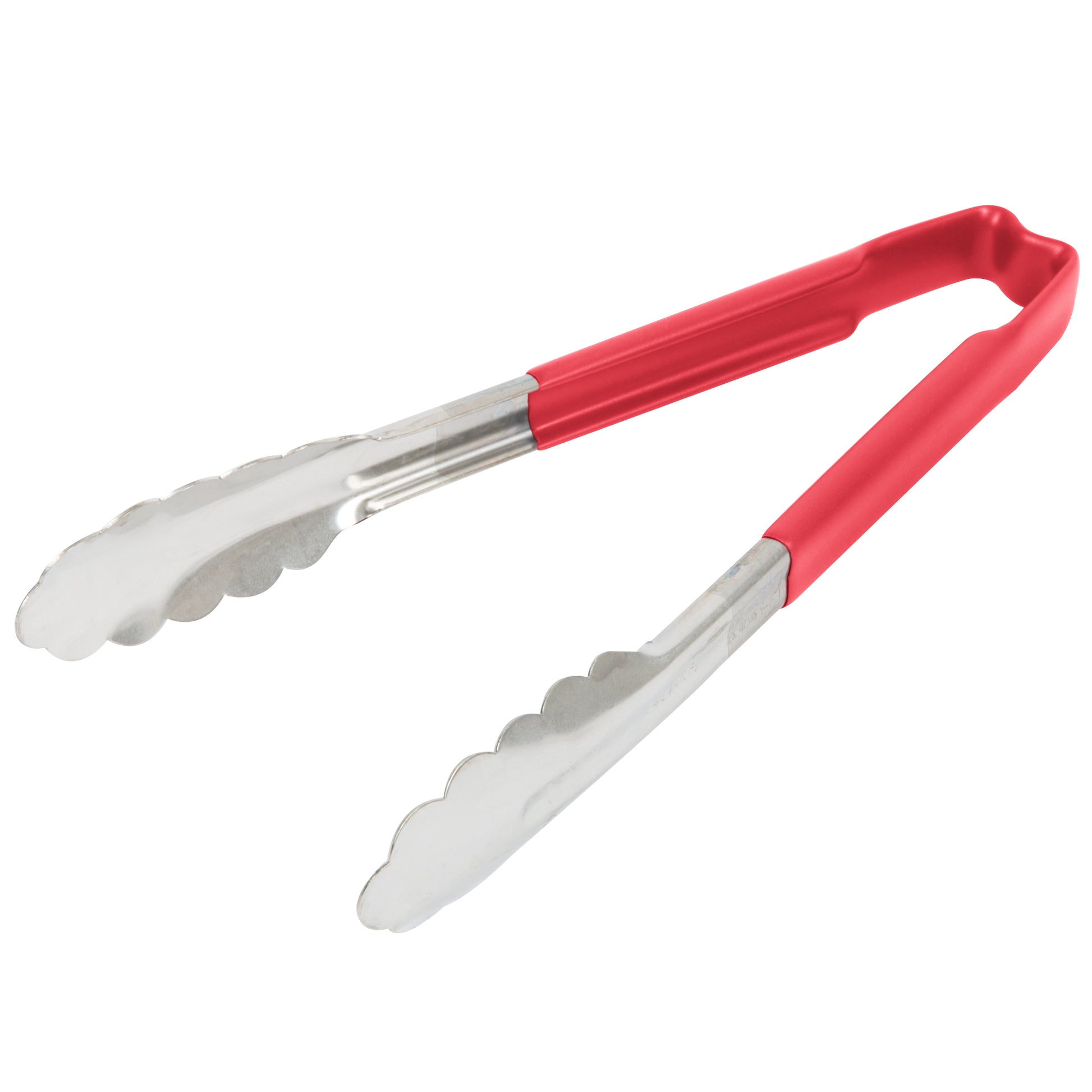 Vollrath Kool-Touch One-Piece Tongs, 9.5", Red - 4780940