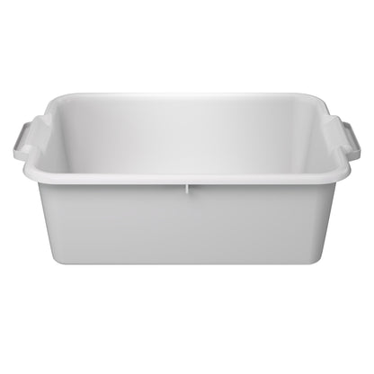 Vollrath Signature Heavy Duty Bus Bin, 20" x 15" x 7", White - 52657