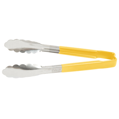 Vollrath Kool-Touch One-Piece Tongs, 9.5", Yellow - 4780950