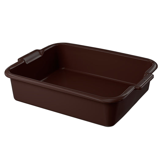 Vollrath Bus Bin, 20" x 15" x 5", Brown - 52614