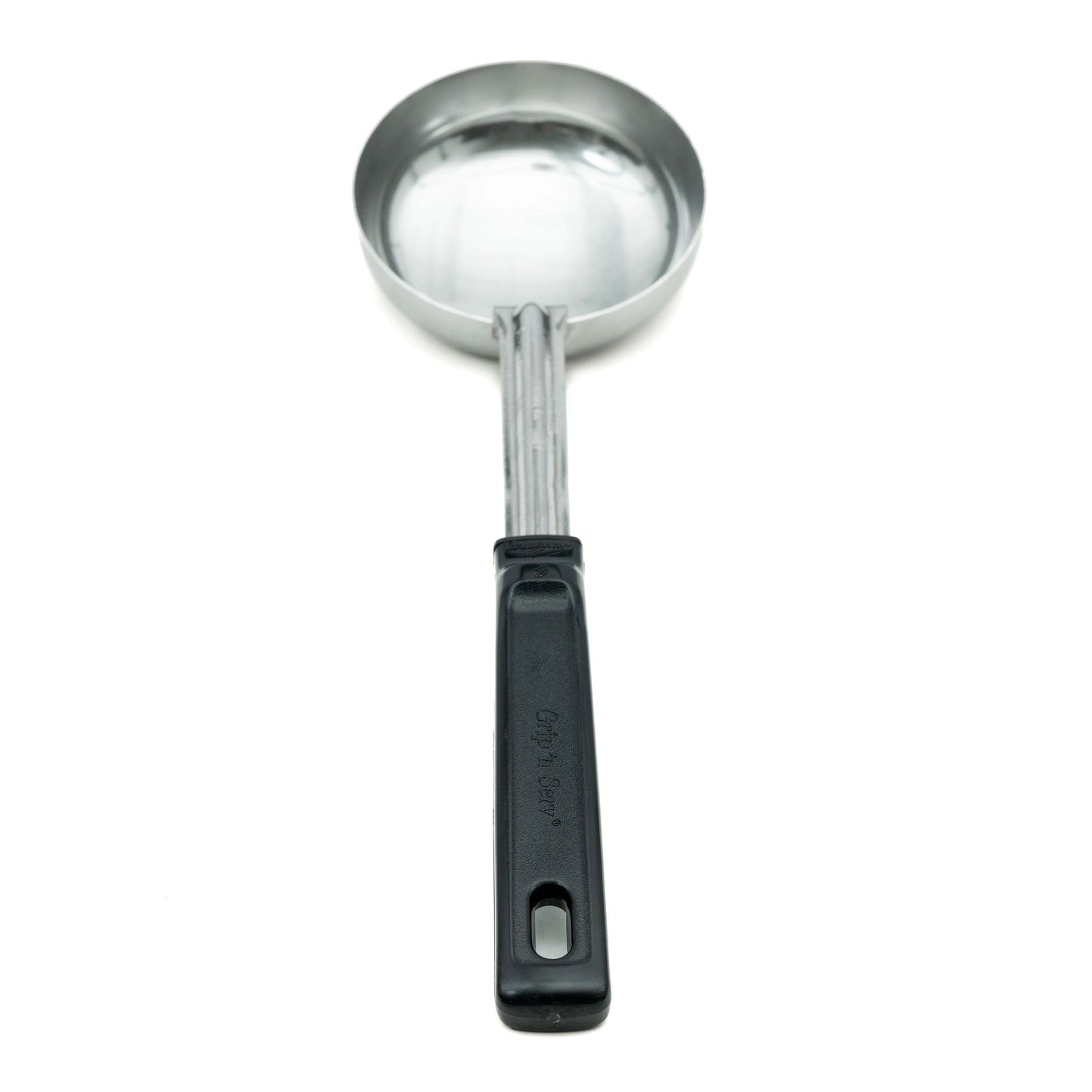 Vollrath Grip N Serve Solid Round Spoodle, 5 oz, Black Handle, FINAL SALE - 61174