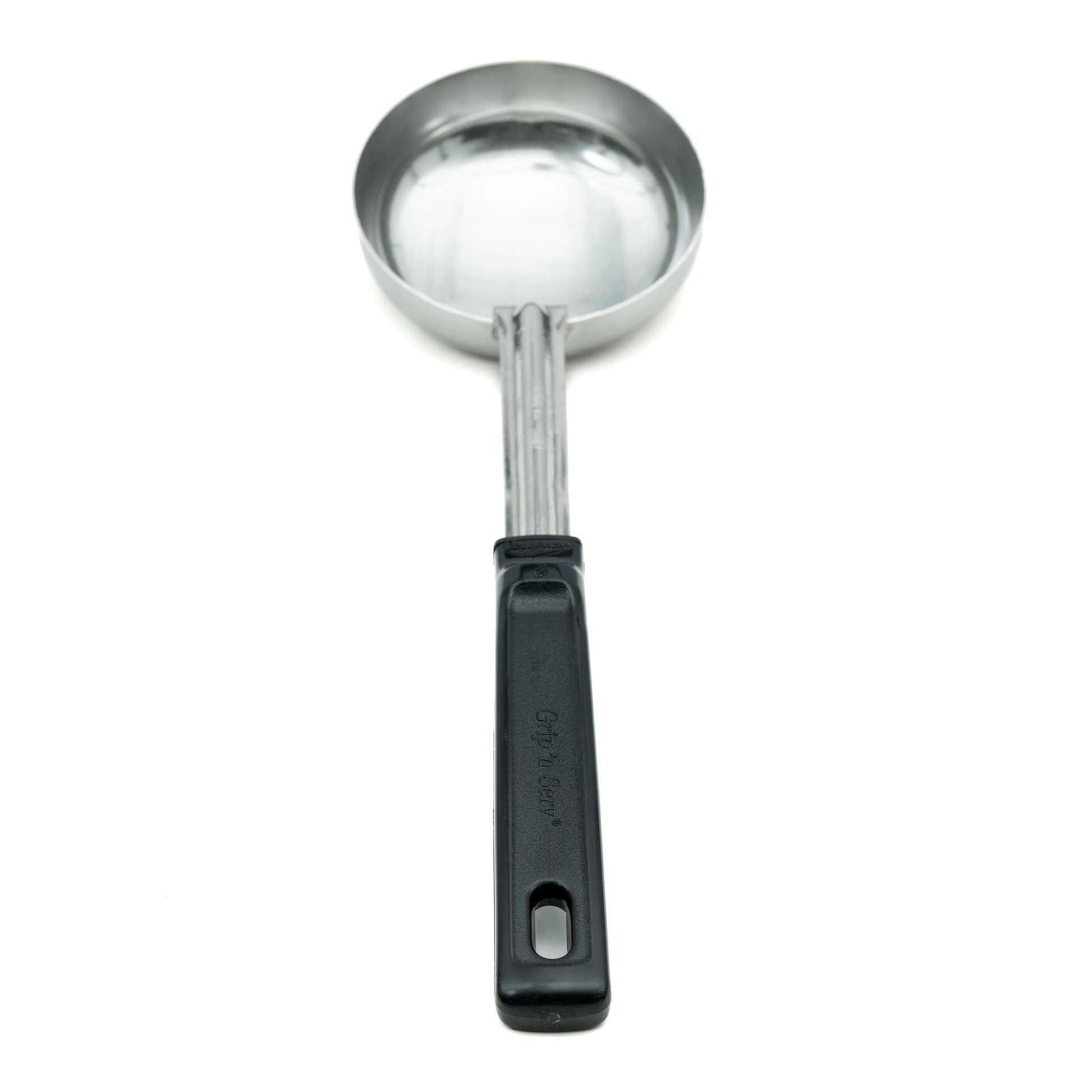 Vollrath Grip N Serve Solid Round Spoodle, 5 oz, Black Handle, FINAL SALE - 61174
