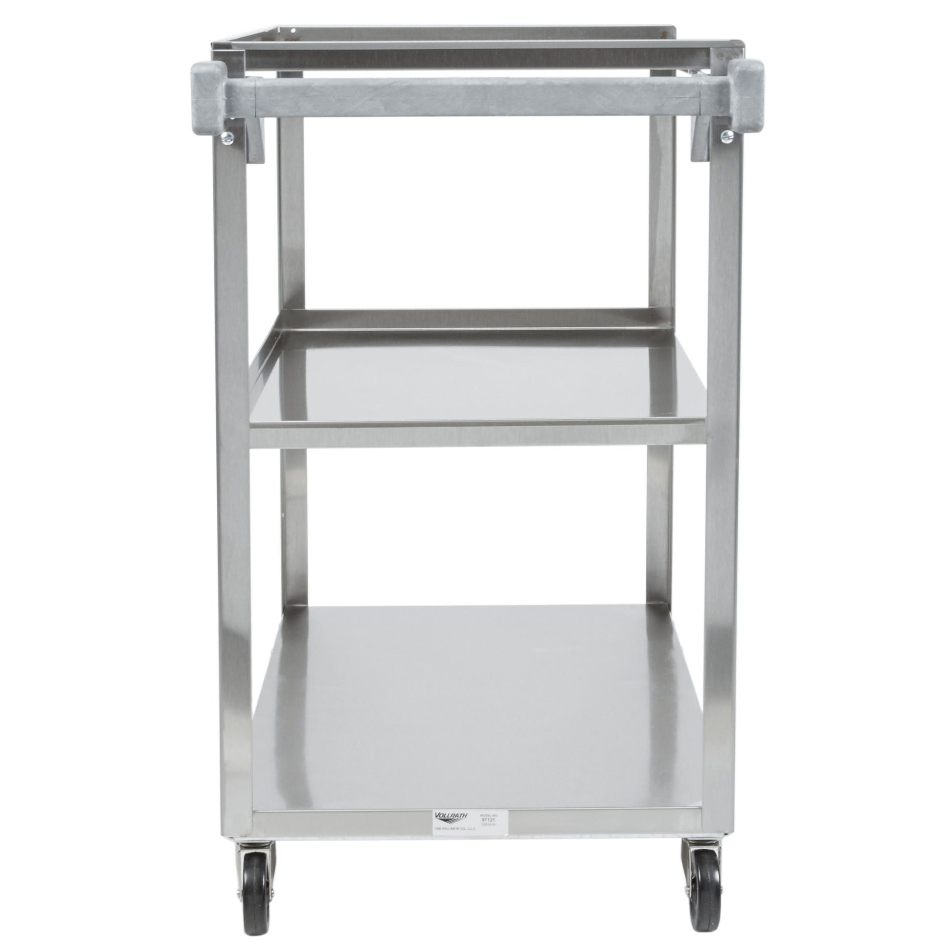 Vollrath 3 Shelf Utility Cart, Stainless Steel, 300 lb - 97121