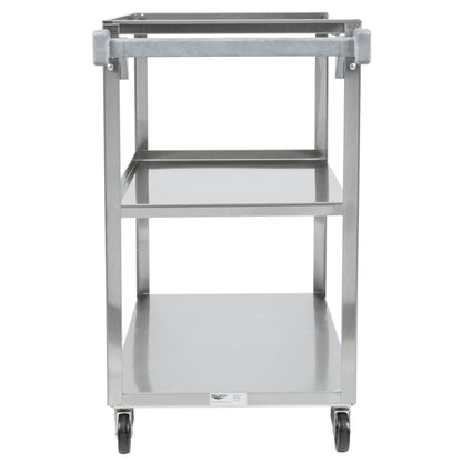 Vollrath 3 Shelf Utility Cart, Stainless Steel, 300 lb - 97121