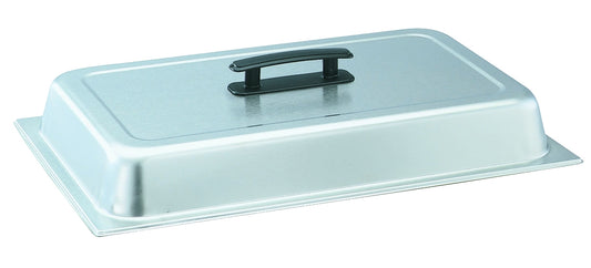 Vollrath Full Size Food Pan Dome Cover w Black Kool Touch Handle, Stainless Steel - 77200