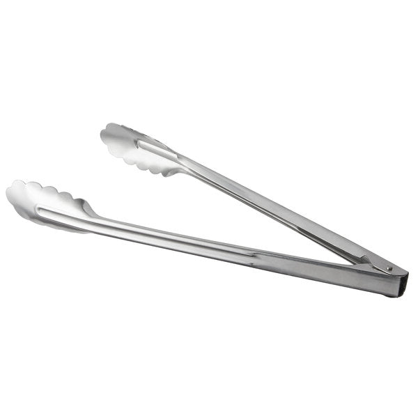 Vollrath Economy Utility Tongs, 12", Stainless Steel - 47113